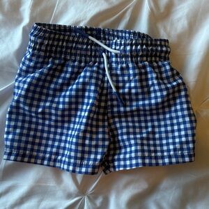 Cat & Jack Blue and White Checkered Shorts